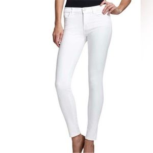 J Brand 835 mid rise crop jeans, white, size 27, new with tags